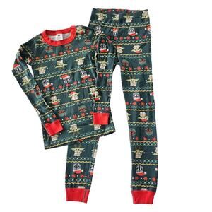 Hanna Andersson Star Wars "The Mandalorian" Holiday Long John Pajama Set Kids 8